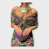 Robe Légère avec Décolleté Éblouissant