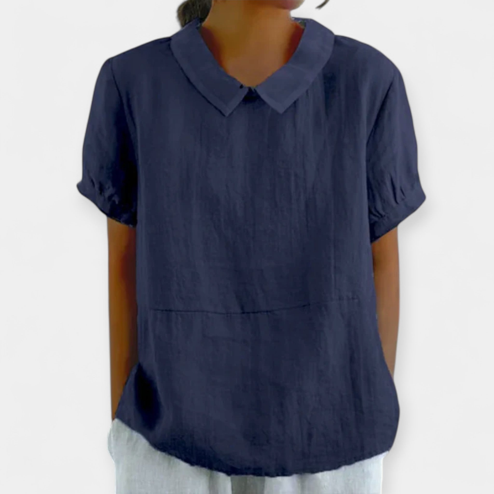 Coton T-shirt à Col