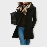 Veste Élégante en Laine avec Boutons