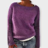 Regine – Pull en Tricot Uni" can be rewritten as "Regine – Sweater in Solid Knit.