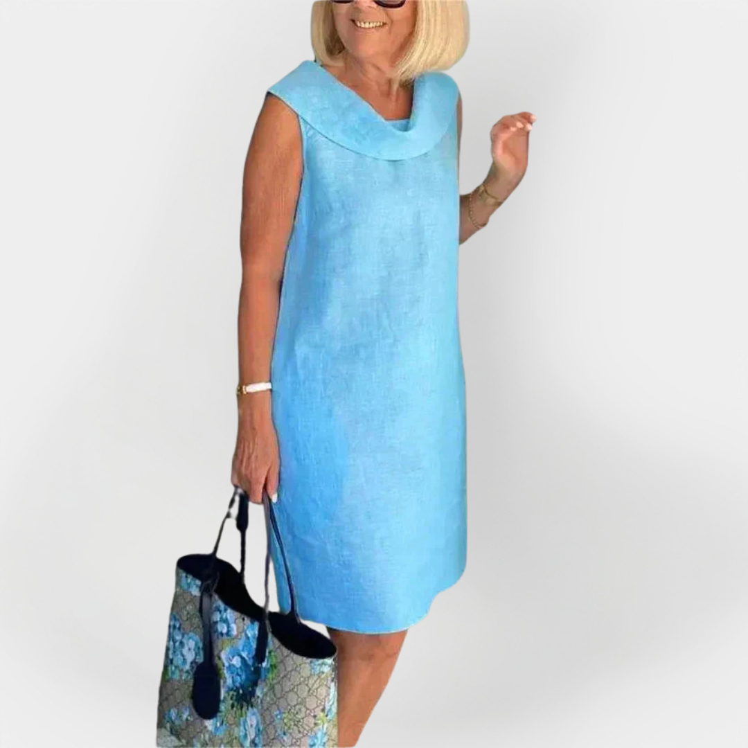 Robe à Col Enveloppant