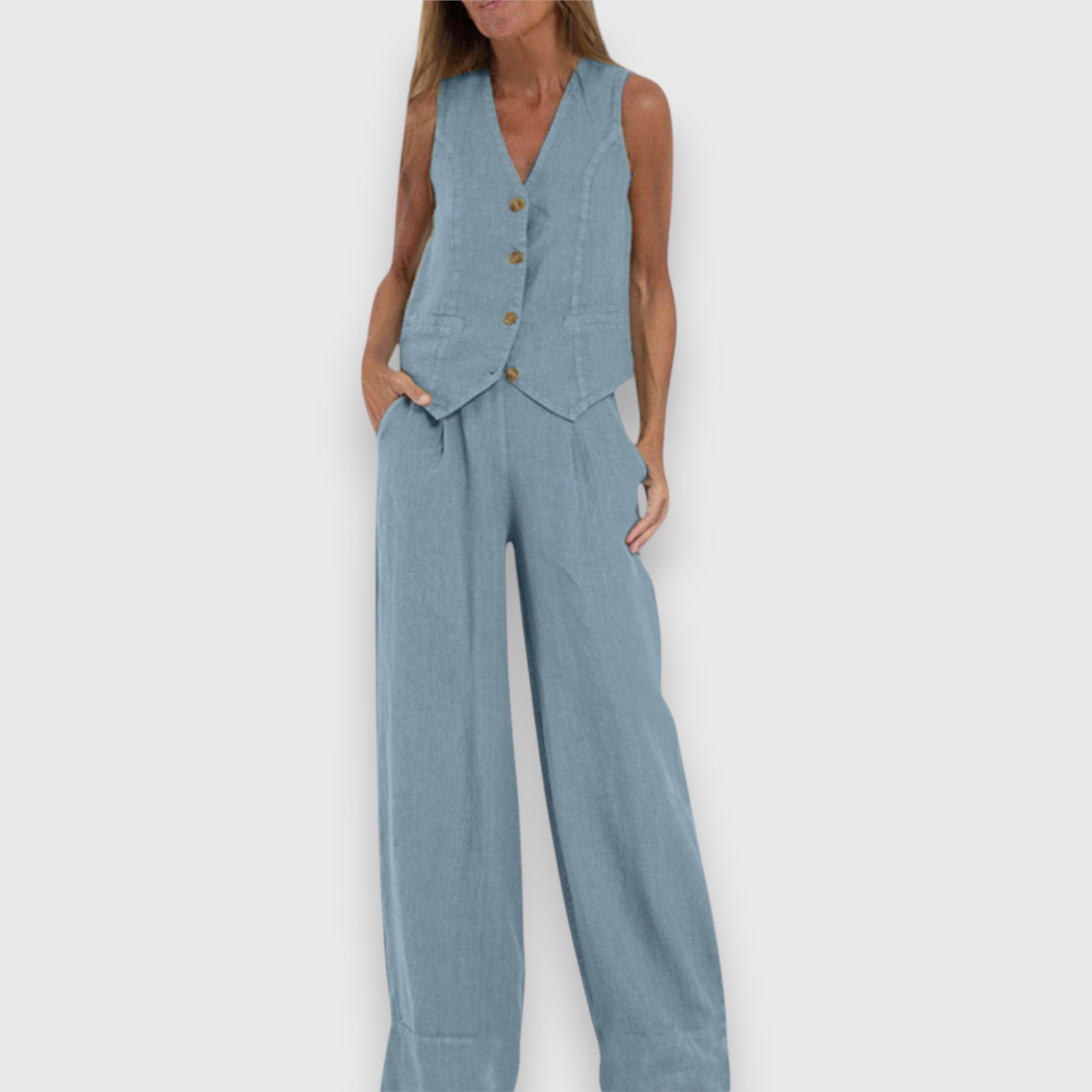 Ensemble Léger en Deux Pièces pour l'Été