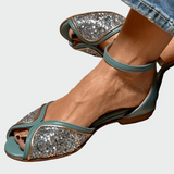 Brigita | Sandales Éclatantes à Paillettes