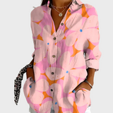 Chemisier en Coton à Imprimé Floral