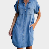 Robe en denim décontractée