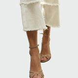 Sandales à talons avec lanières entrecroisées