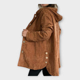 Longue Manteau Quotidien à Capuche