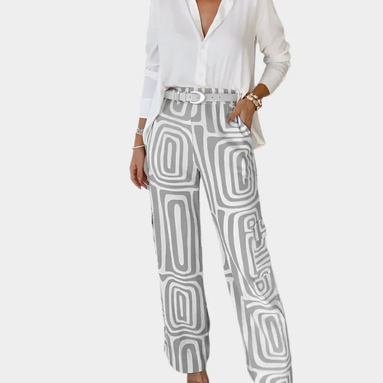 Ensemble Élégant et Confortable avec Ceinture Incluse