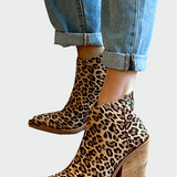 Bottines de cowboy à embout pointu