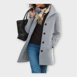 Veste Élégante en Laine avec Boutons