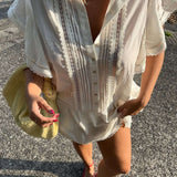 Giselle | Sac Bandoulière Tressé Moyen avec Nœud