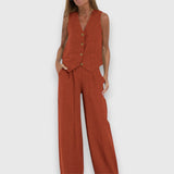 Ensemble Léger en Deux Pièces pour l'Été