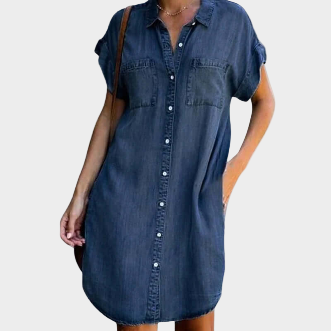 Robe en denim décontractée
