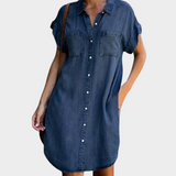 Robe en denim décontractée