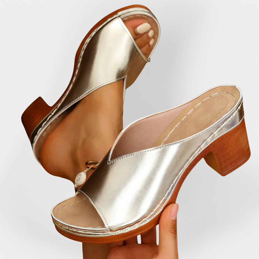 Sandales Orthopédiques à Talon Large