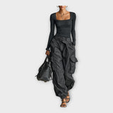 Pantalon cargo au confort contemporain