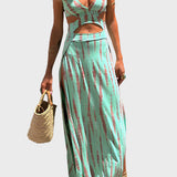 Robe Confortable à Découpes Élégantes