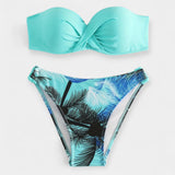 Sexy Bikini à Dos Ouvert et Design Élégant