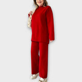 Ensemble Tricoté à Coupe Relaxée