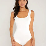 Body sans manches à décolleté carré