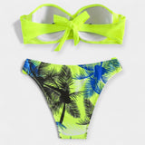 Sexy Bikini à Dos Ouvert et Design Élégant