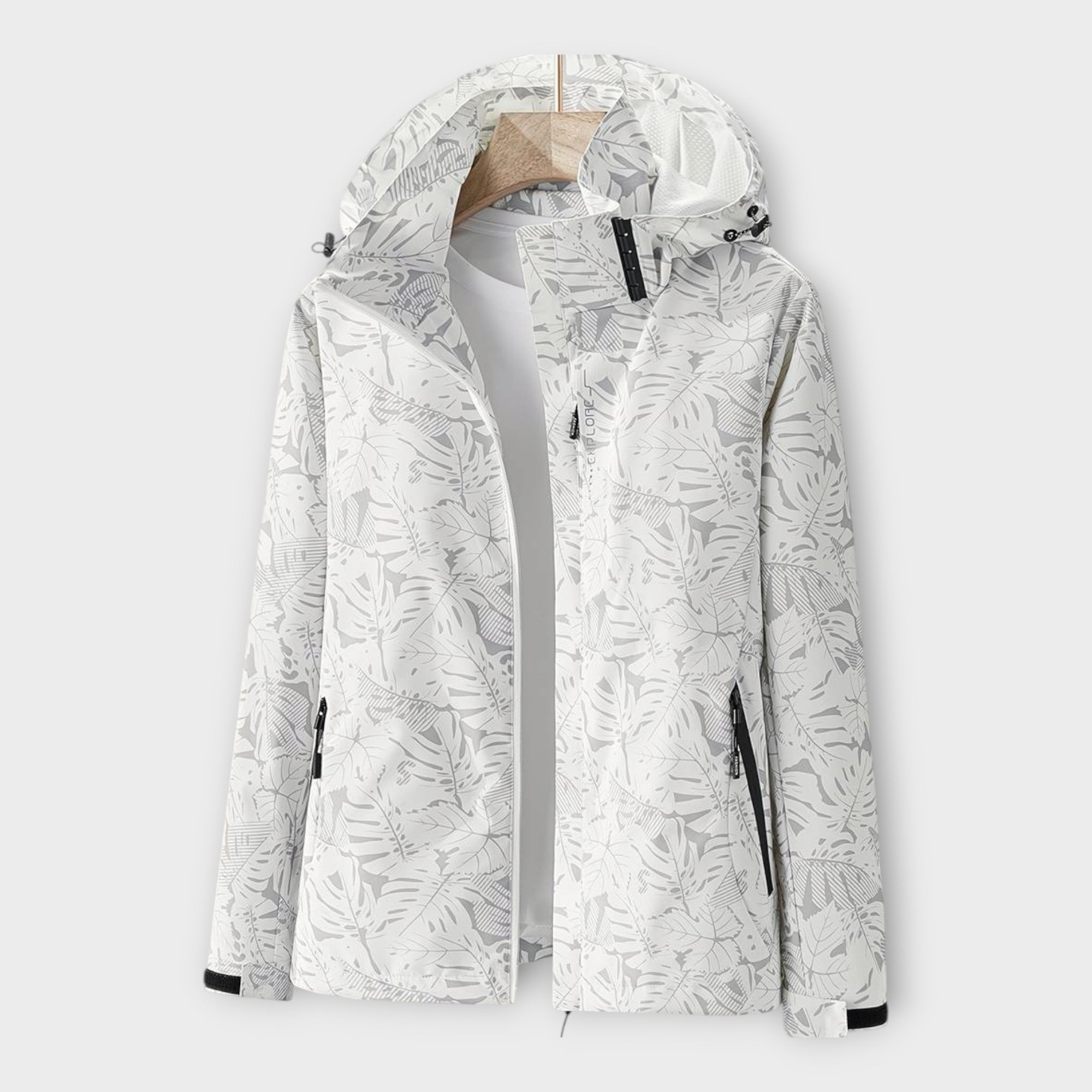 Veste Imperméable Contemporaine avec Capuche
