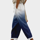 Chic Pantalon Décontracté à Motifs