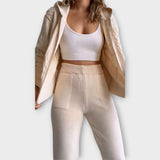 Ensemble Tricot à Capuche et Veste