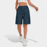 Shorts Cargo d'Été pour Femmes" can be rewritten as "Shorts Cargo Estivaux pour Femmes.