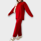 Ensemble Tricoté à Coupe Relaxée