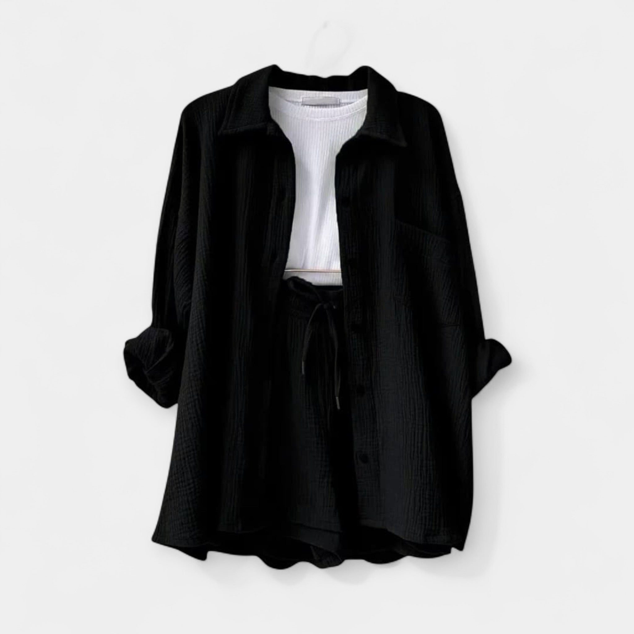 Ensemble d'Été Bicolore : Haut et Short