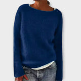 Regine – Pull en Tricot Uni" can be rewritten as "Regine – Sweater in Solid Knit.