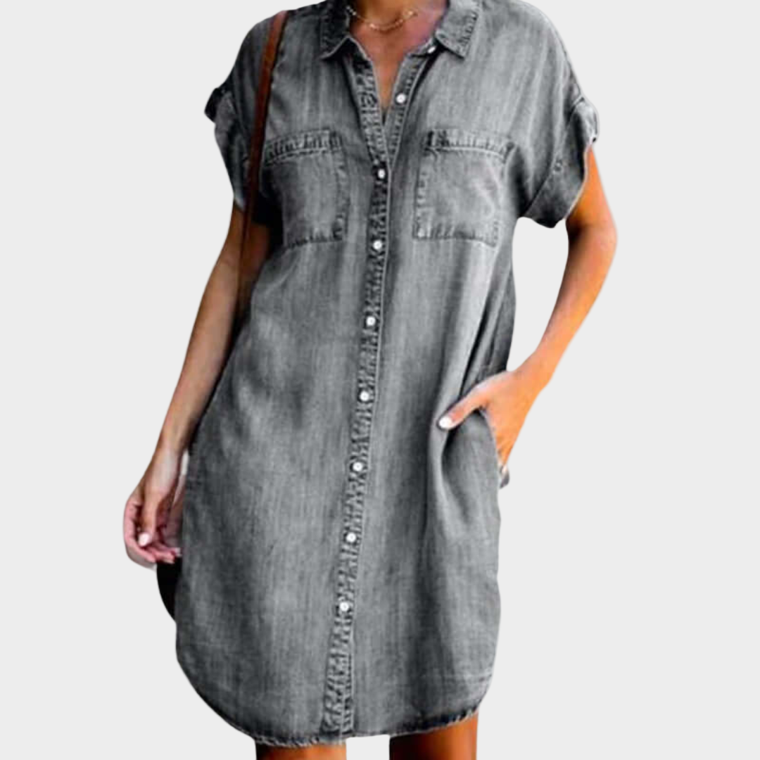 Robe en denim décontractée