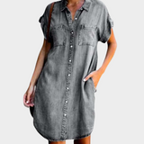 Robe en denim décontractée