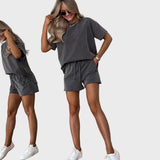 Ensemble Bicolore en Coton à Deux Pièces