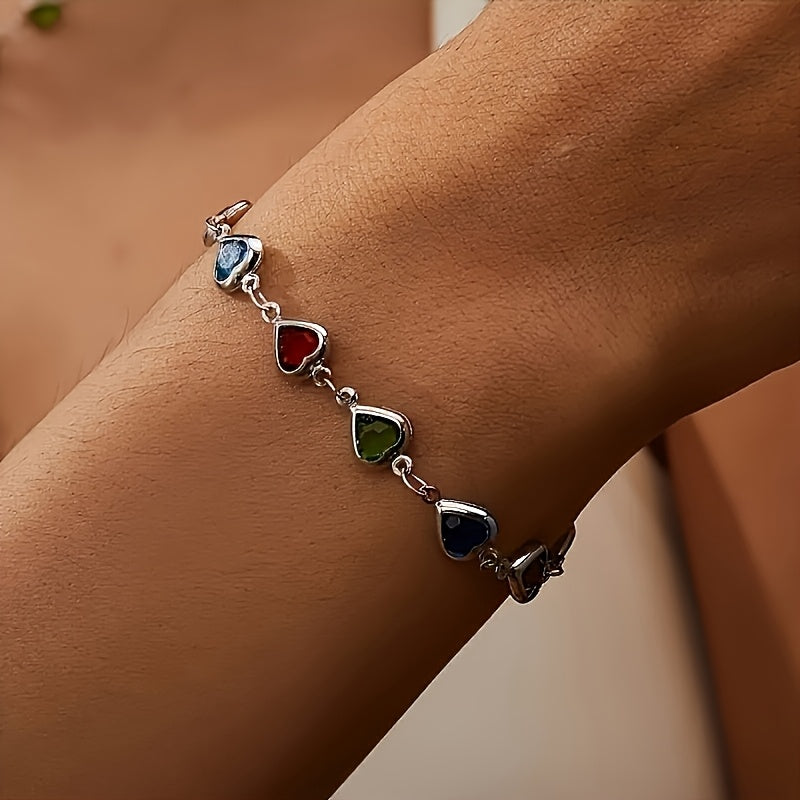 Bracelet original en forme de cœur