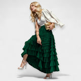 Jupe Chic avec Détails en Tulle