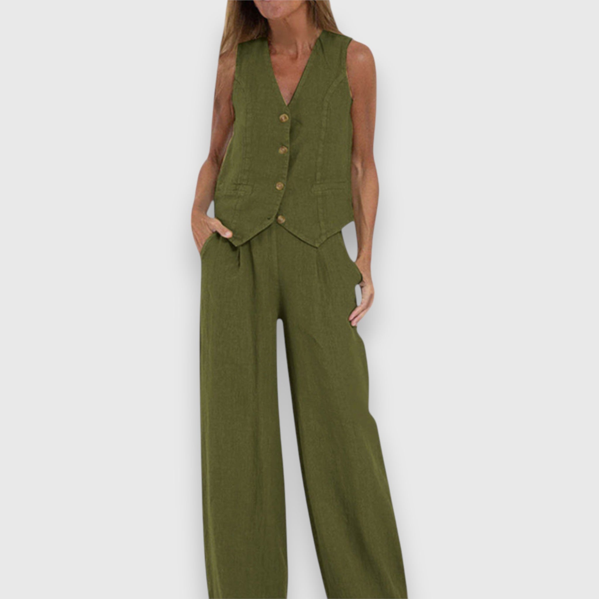 Ensemble Léger en Deux Pièces pour l'Été