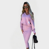 Ensemble Estival : Sweat et Robe Alliant Confort et Élégance