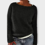 Regine – Pull en Tricot Uni" can be rewritten as "Regine – Sweater in Solid Knit.