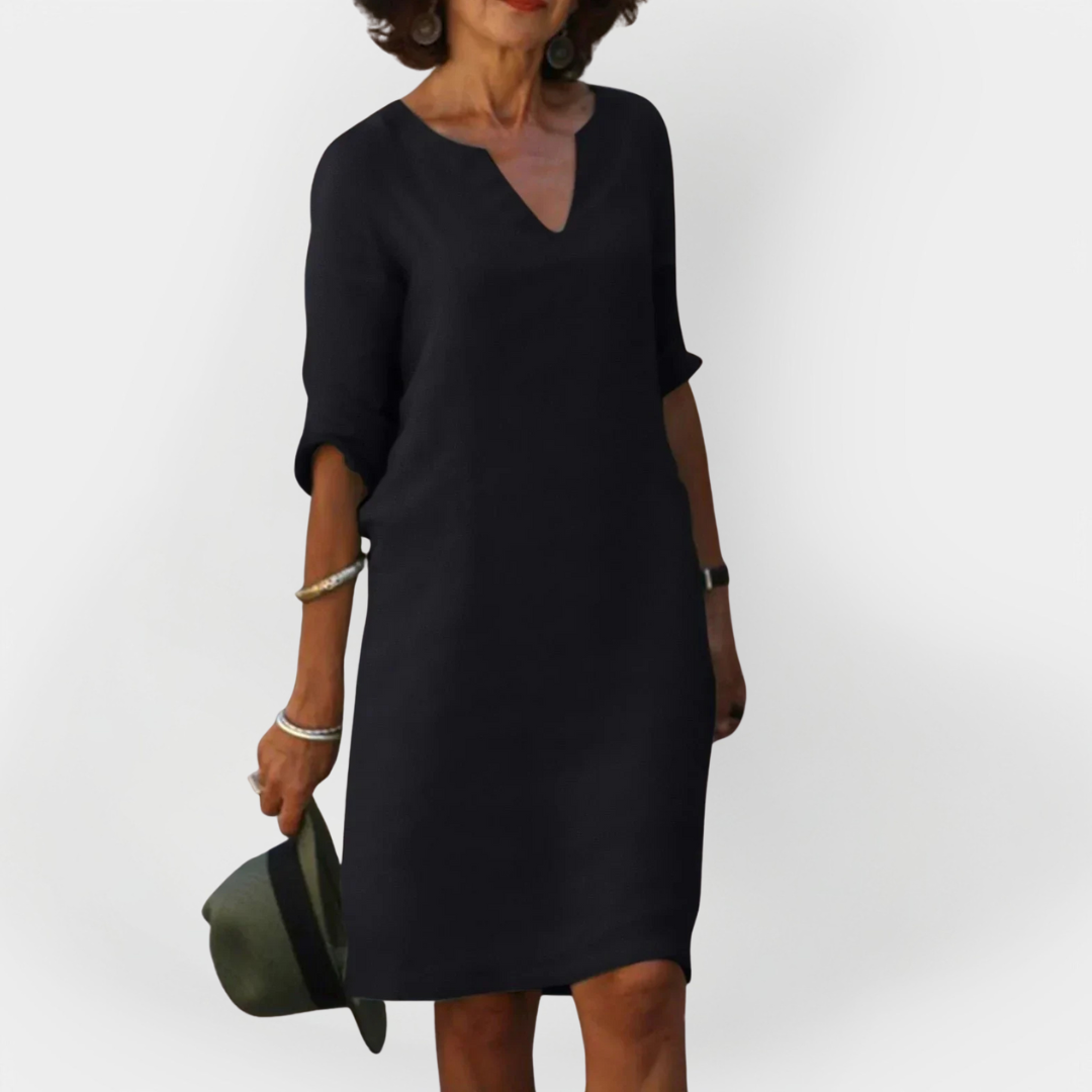 Robe Casual à Décolleté en V