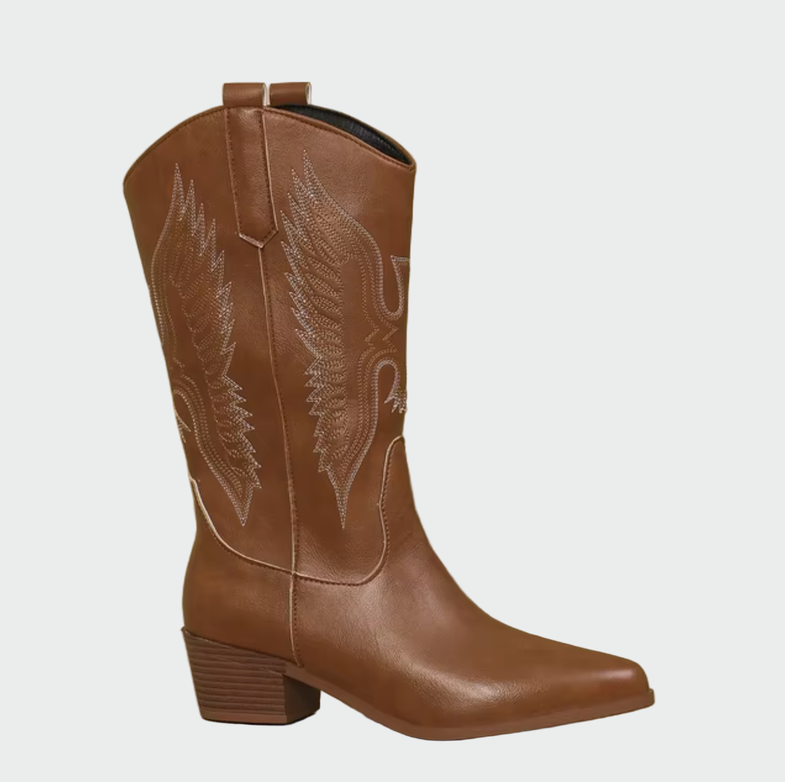 Bottes western en cuir pour cowboy