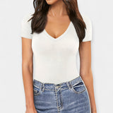 Body d'été à décolleté en V