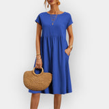 Robe Midi au Design Minimaliste