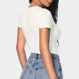 Body d'été à décolleté en V