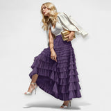 Jupe Chic avec Détails en Tulle