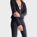 Ensemble Tricot à Capuche et Veste