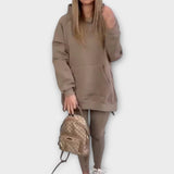 Ensemble de Survêtement au Design Minimaliste et à la Coupe Relaxée