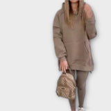 Ensemble de Survêtement au Design Minimaliste et à la Coupe Relaxée