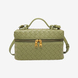 Juliette | Woven Glossy Structured Bag